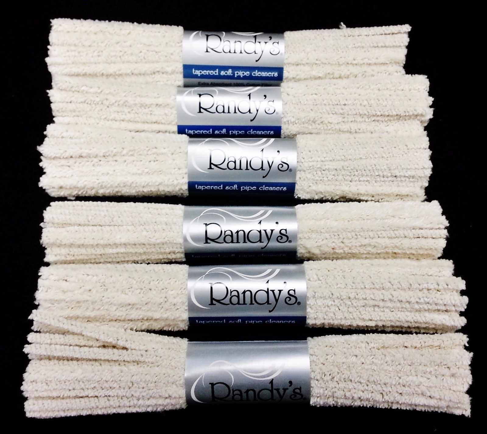 6 Bundles 44 Count Randy's Tapered Soft Cleaners 264 Total Pieces Free Shipping