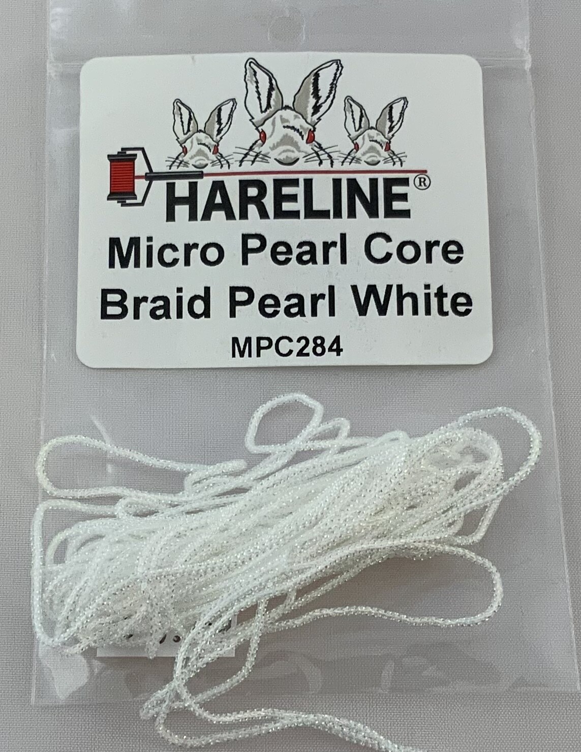 Hareline Micro Pearl Core Braid Fly Tying Materials NEW in Original Package