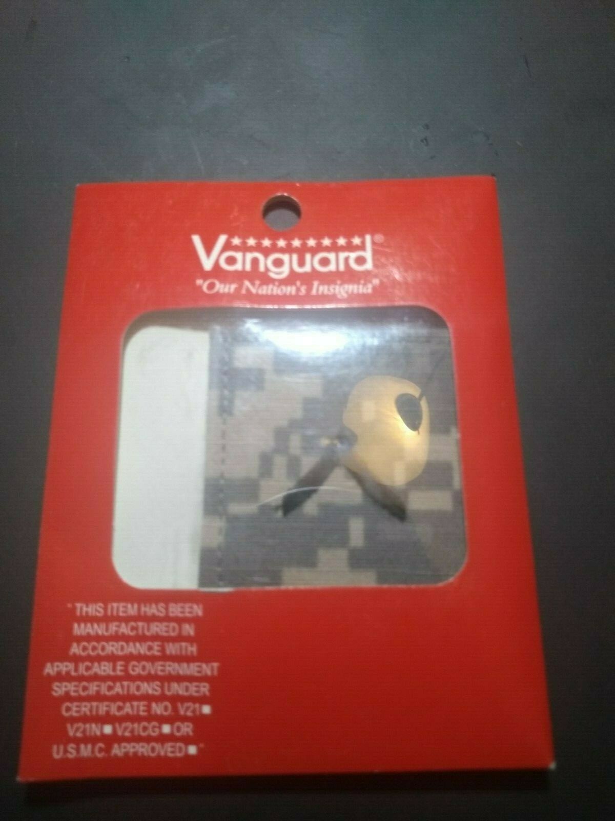 U.S. Army- Vanguard 2x2 Rank patches (2) Private - Hook and loop Back (21-717)