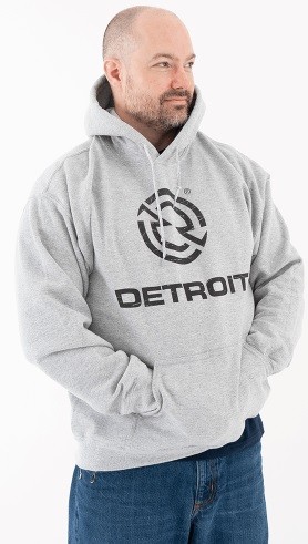 detroit demand semi hoodie sweat shirt sweatshirt hooded sweater truck 2XL