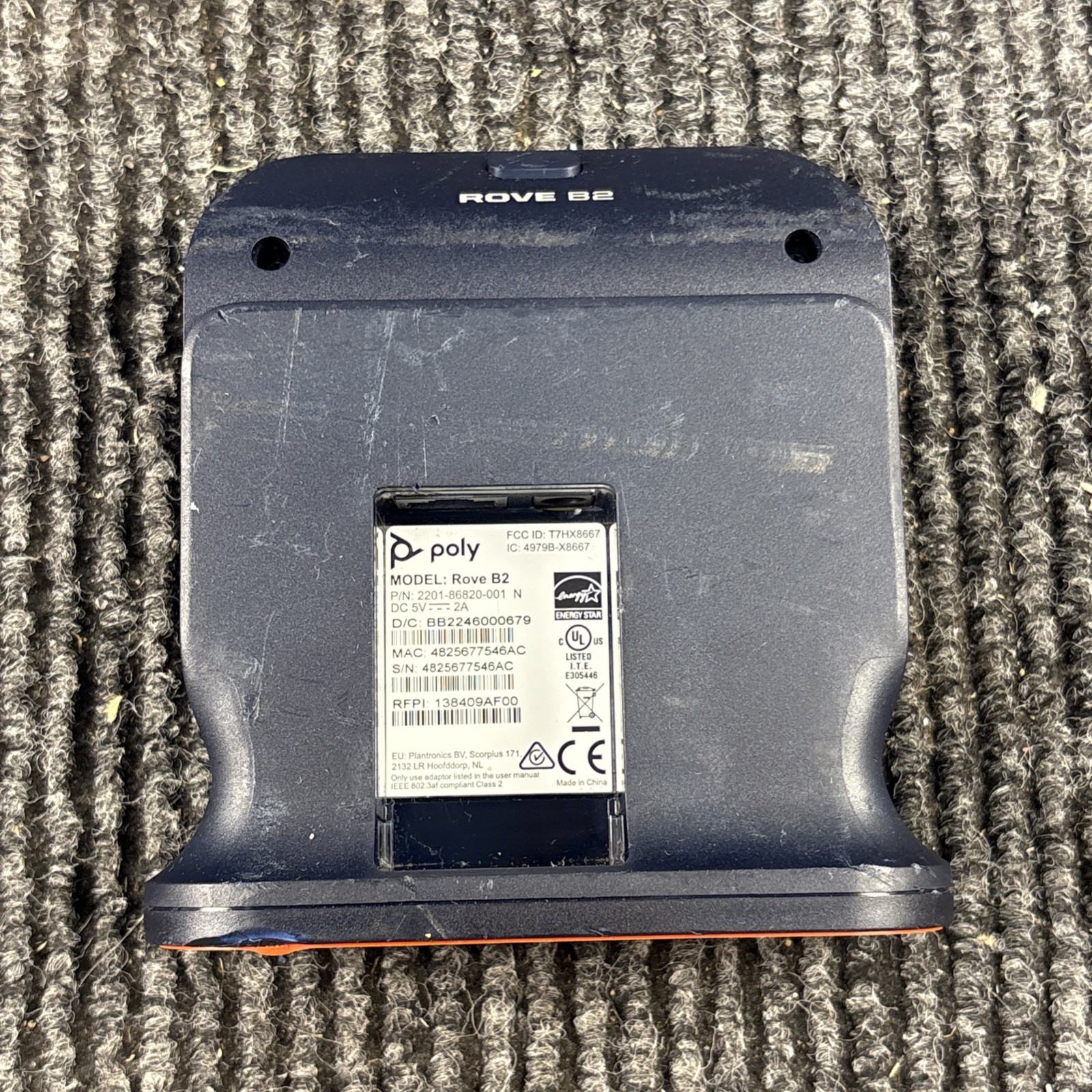 Poly Rove B2 DECT Base Station B04 Untested as is no Power cord