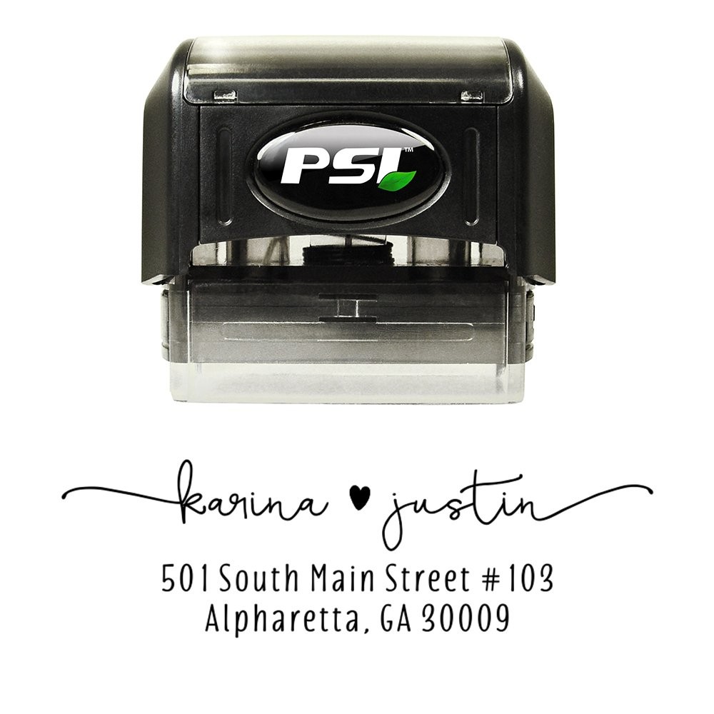 Custom Return Address Stamp, Self Inking - Bundle with Stamp, Extra Refill In...