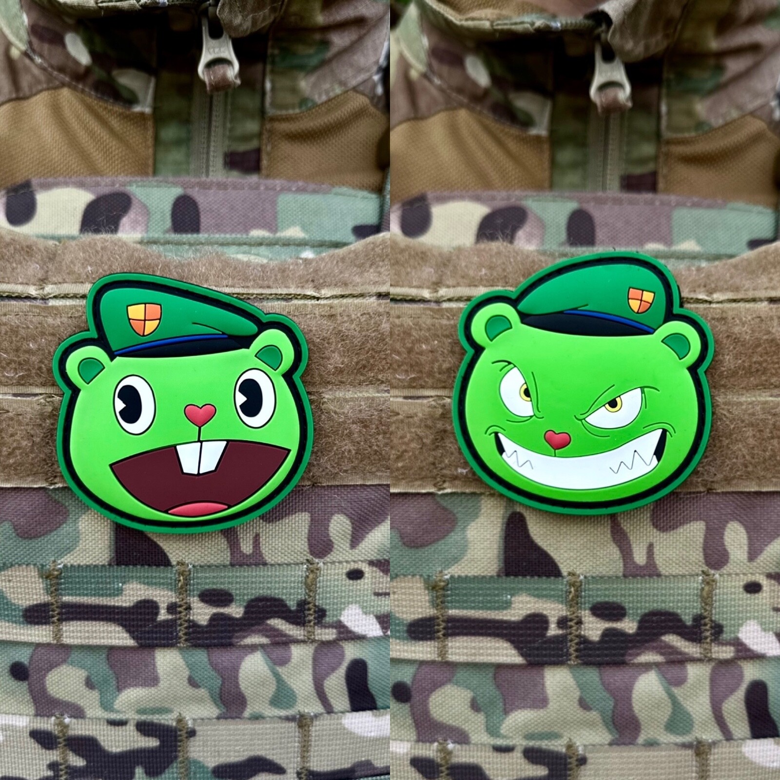 PVC patches Happy tree friends, tactical morale patch, patch set