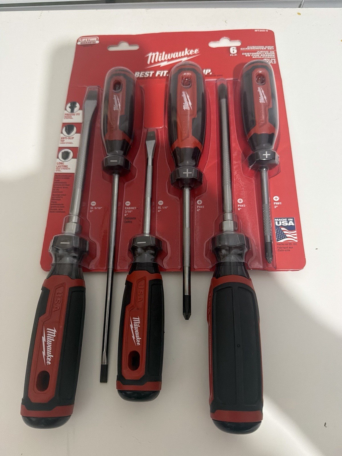 Milwaukee & Klein Tools 6pc Set: Screwdrivers, Pliers, Socket bundle deal