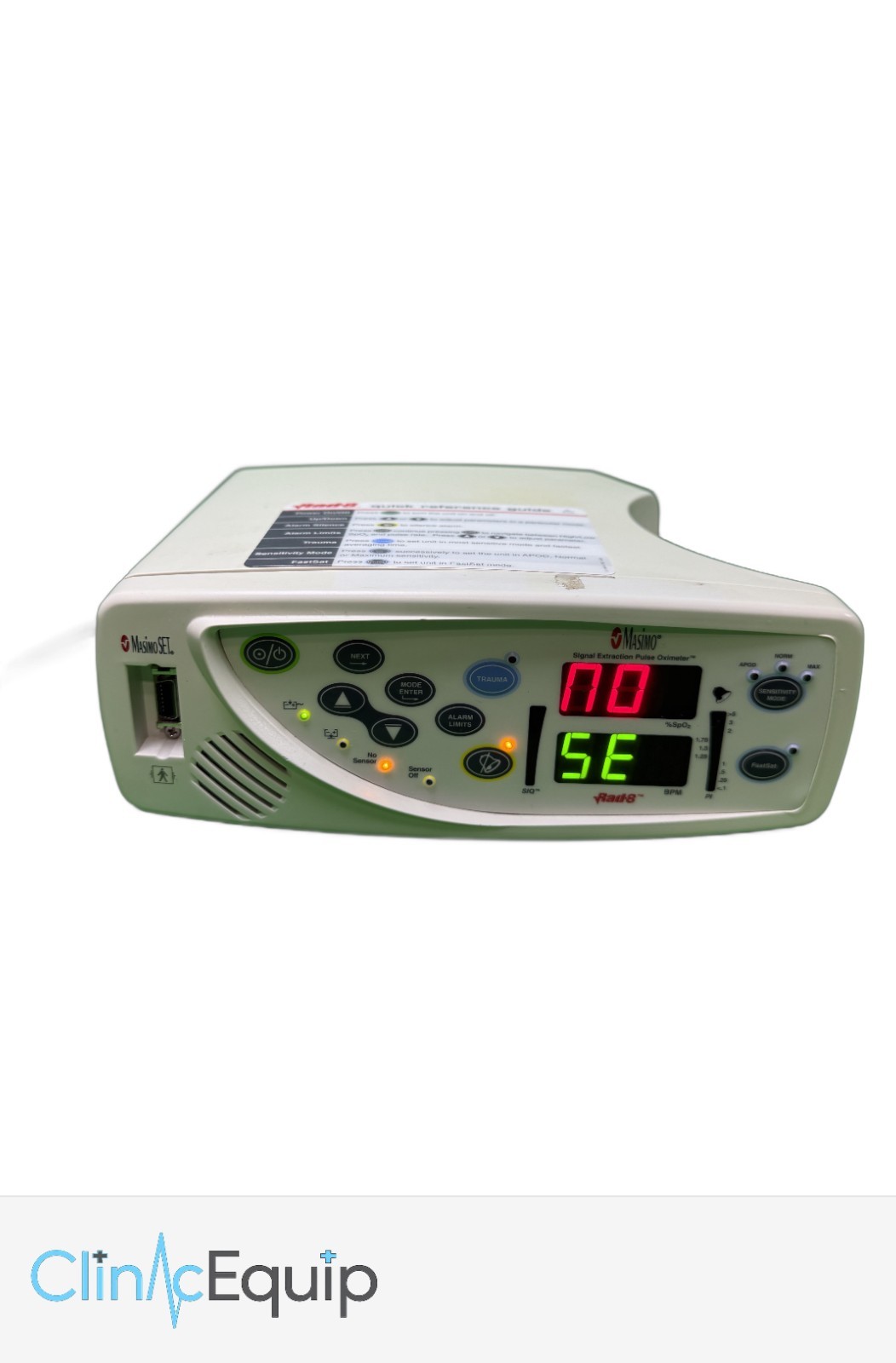 Masimo RAD-8 Signal Rainbow Extraction Pulse Oximeter, Excellent Condition