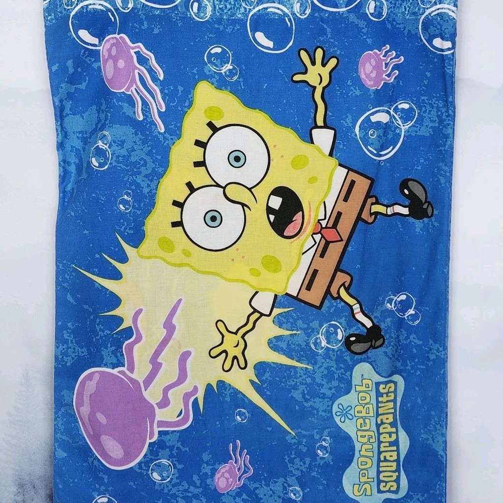Y2K Nickelodeon Spongebob Squarepants Pillowcase 2001