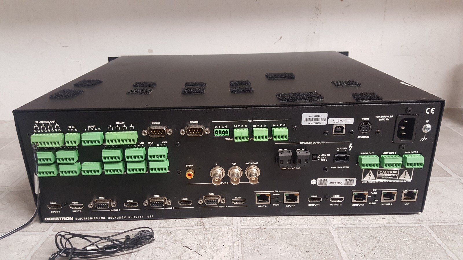 Crestron DMPS-300-C HDMI Digital Media Presentation System READ