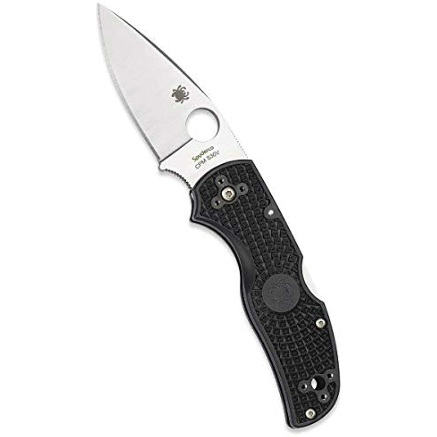 Spyderco Native 5 Folder Black Lightweight Handles, 2.95" CPM S30V Steel C41PBK5