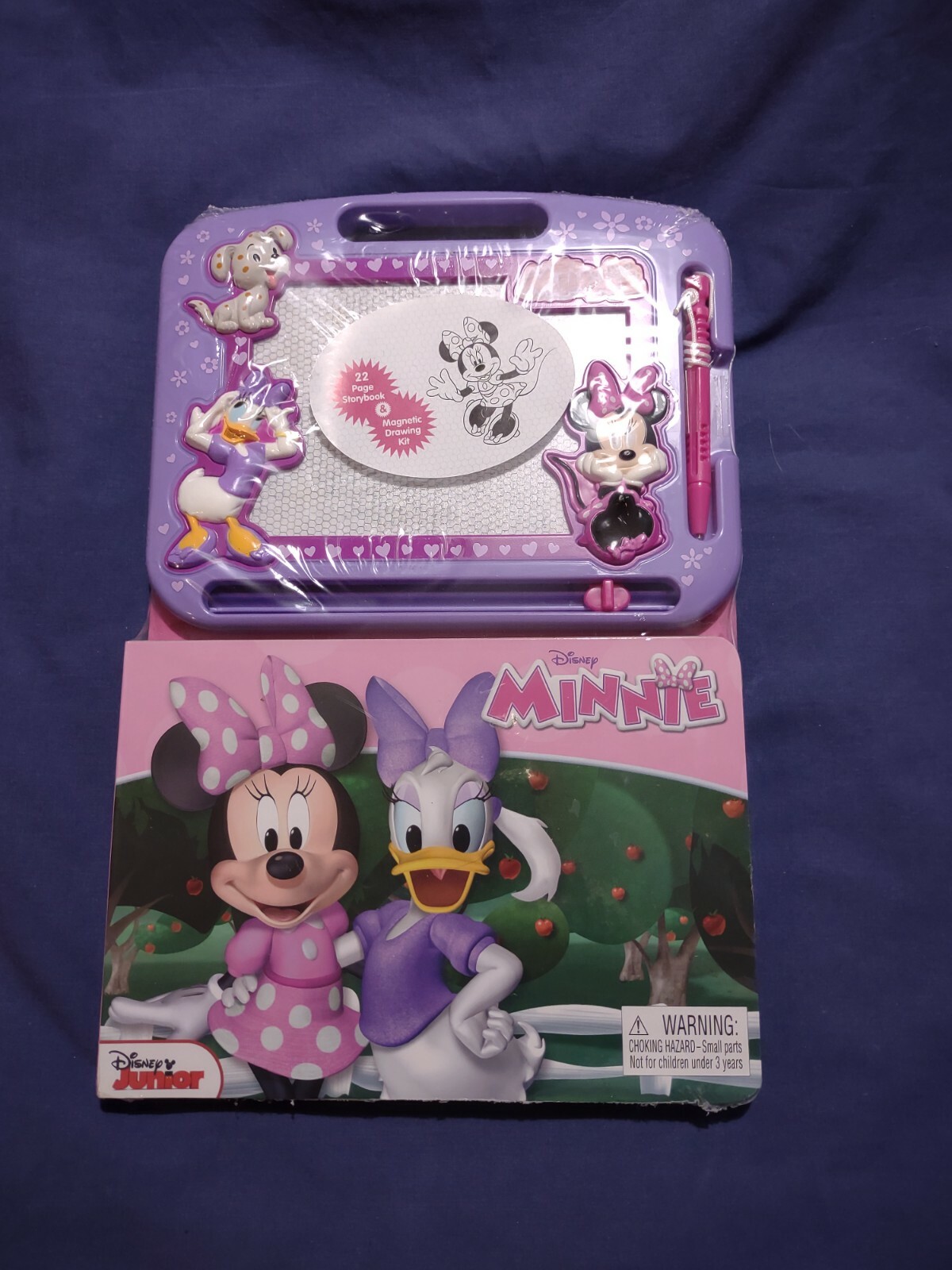Minnie Mouse Daisy Disney Storybook & Magnetic Drawing Kit Toy for Girl 3+ New