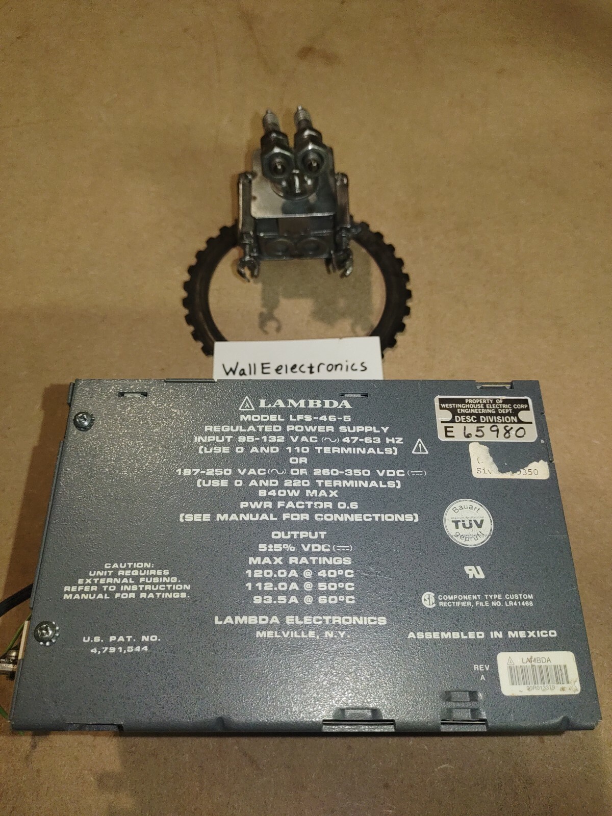 Lambda LFS-46-5 Regulated Power Supply ==SHIPS FREE== 120A @ 5VDC