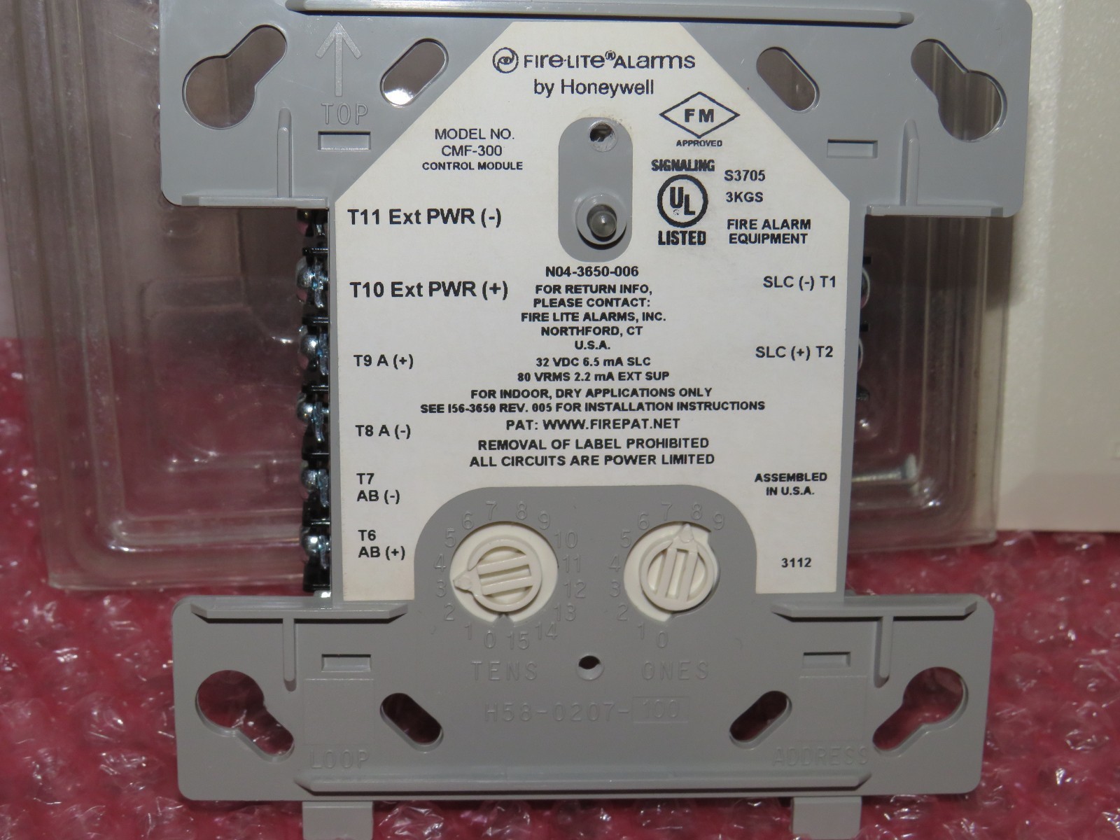 FIRLITE CMF-300 CONTROL MODULE FIRE ALARM