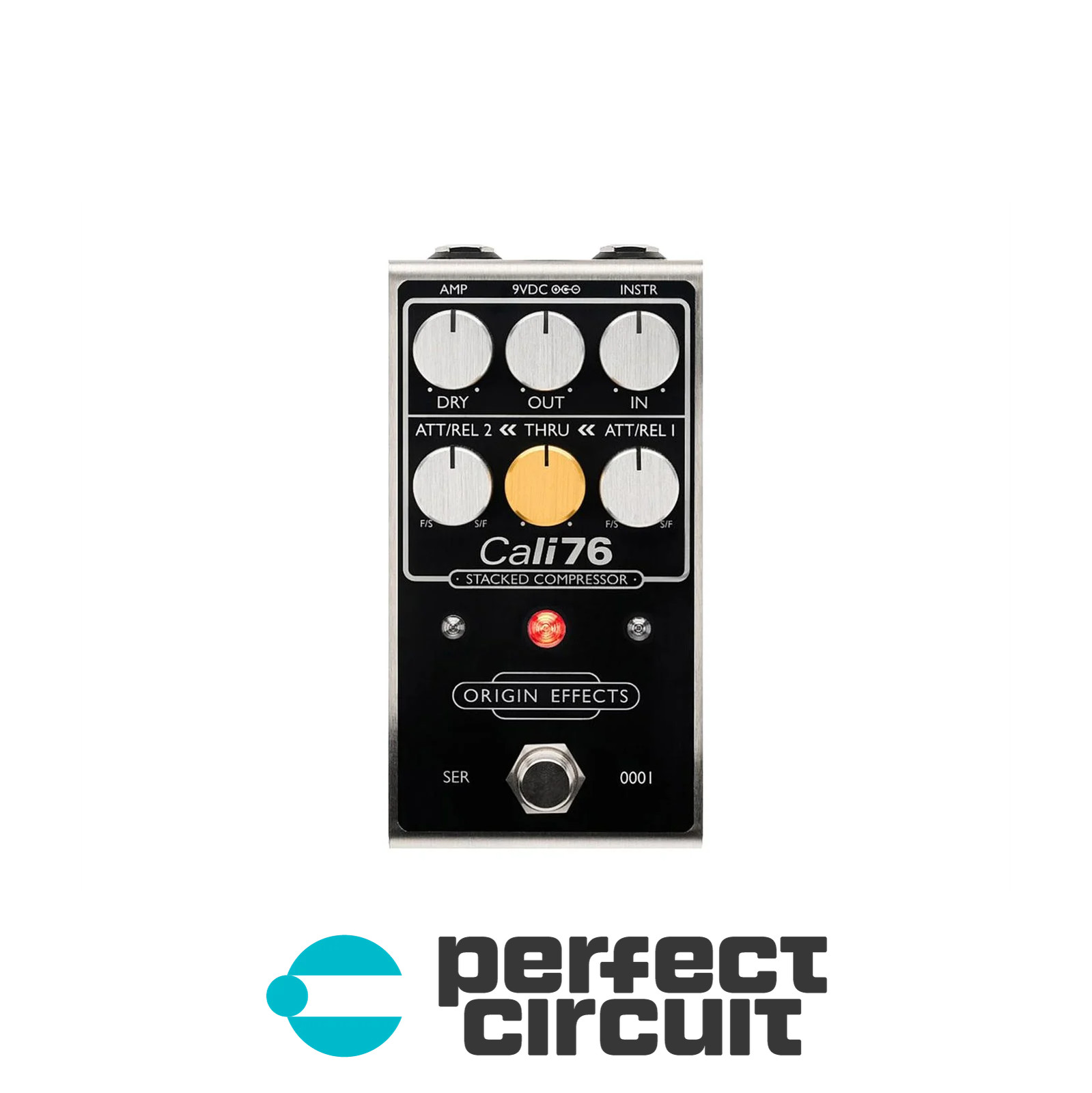 Origin Cali76 Stacked Compressor Pedal (Black) EFFECTS - NEW - PERFECT CIRCUIT