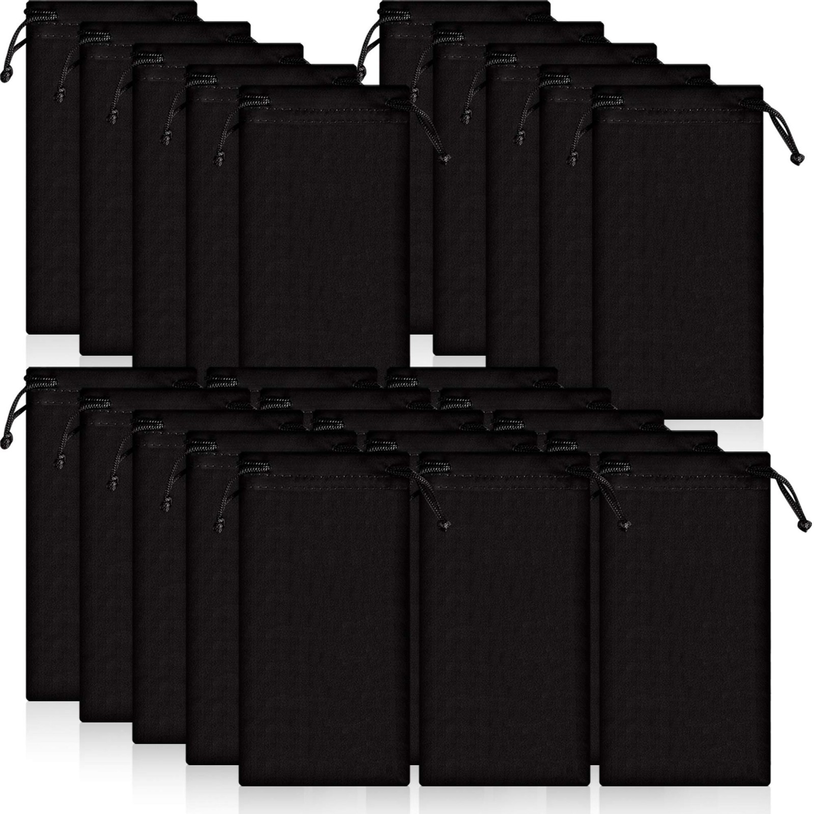 Frienda 25 Pieces Microfiber Case Pouch Bag Glasses Sunglasses Case Soft Pouc...