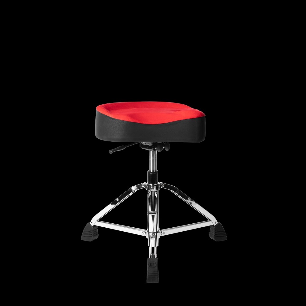 Gator Air Glide Drum Throne with Saddle Seat, Red