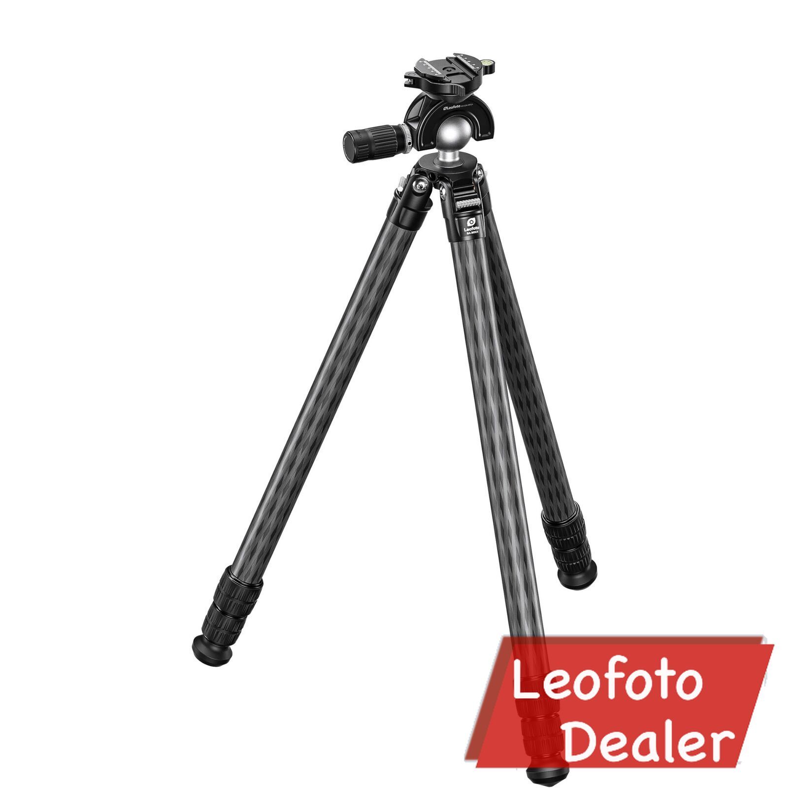 Leofoto SA-363CX+MH-50X Arca Clamp Outdoors Tripod with Dynamic Ball Head Set