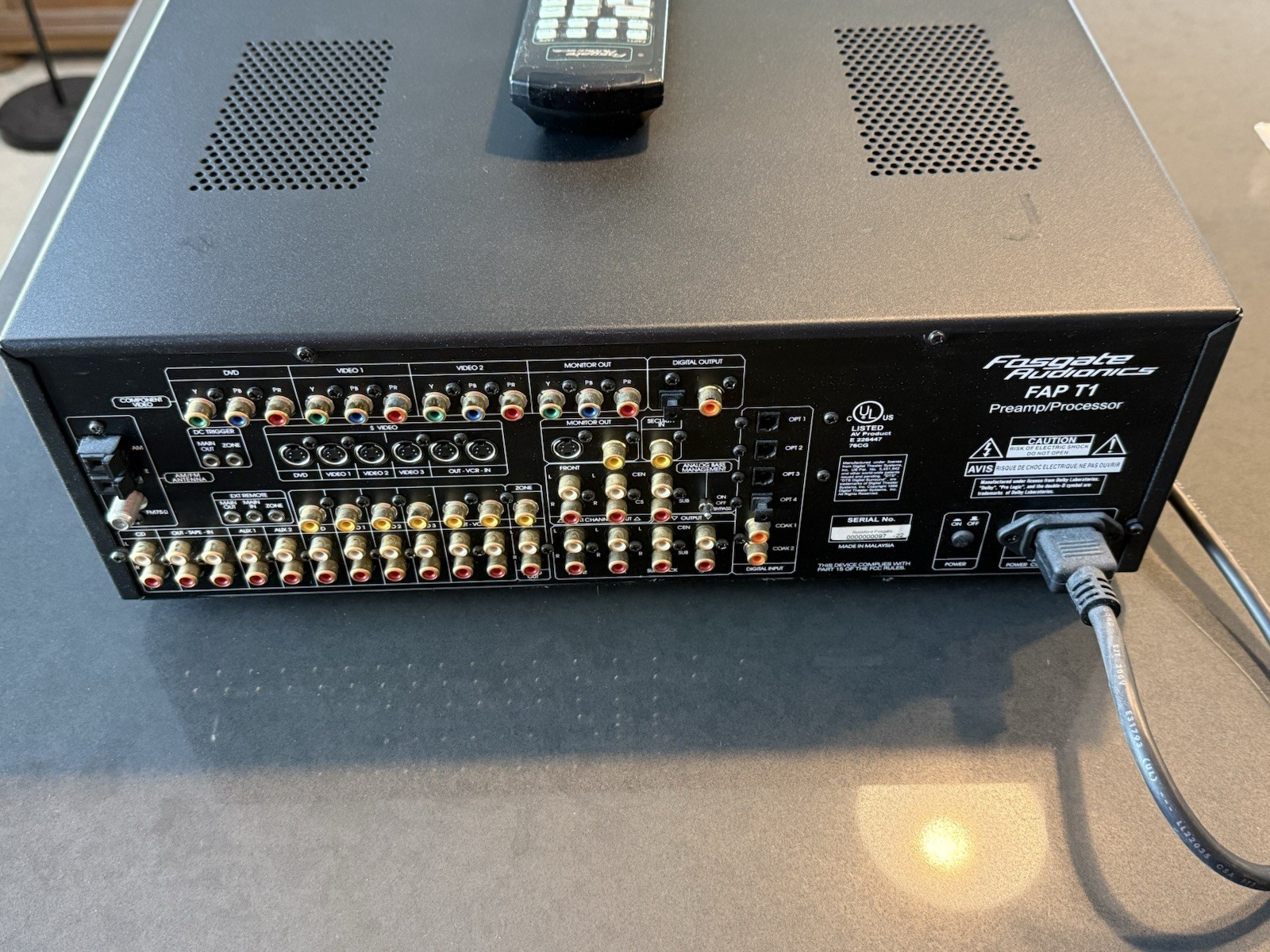 Fosgate Audionics FAP T1 7-Channel Preamp/Processor