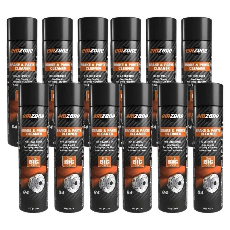 EMZONE The Big Can Non-Chlorinated Brake Parts Cleaner 17 oz - 12 Pack