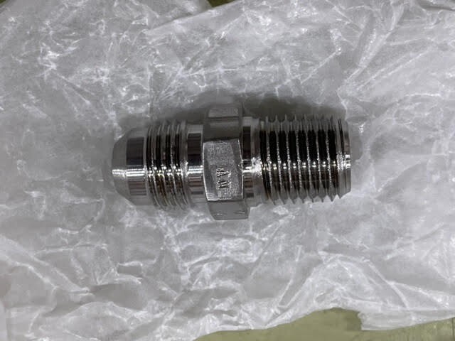 Lot of 3 ea # AN816-6J fittings American made Stainless Steel