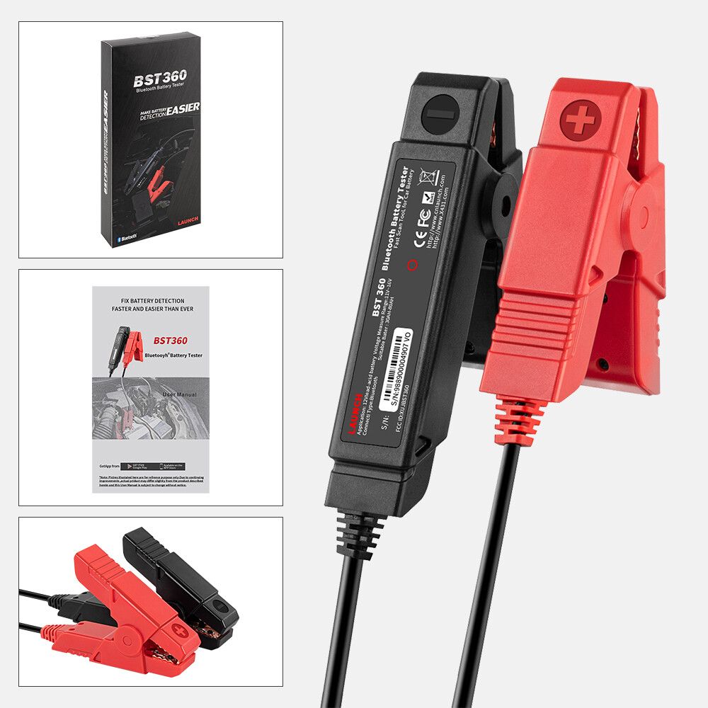 LAUNCH BST360 Bluetooth Battery Testers 12V Automotive Battery Analyzer Load