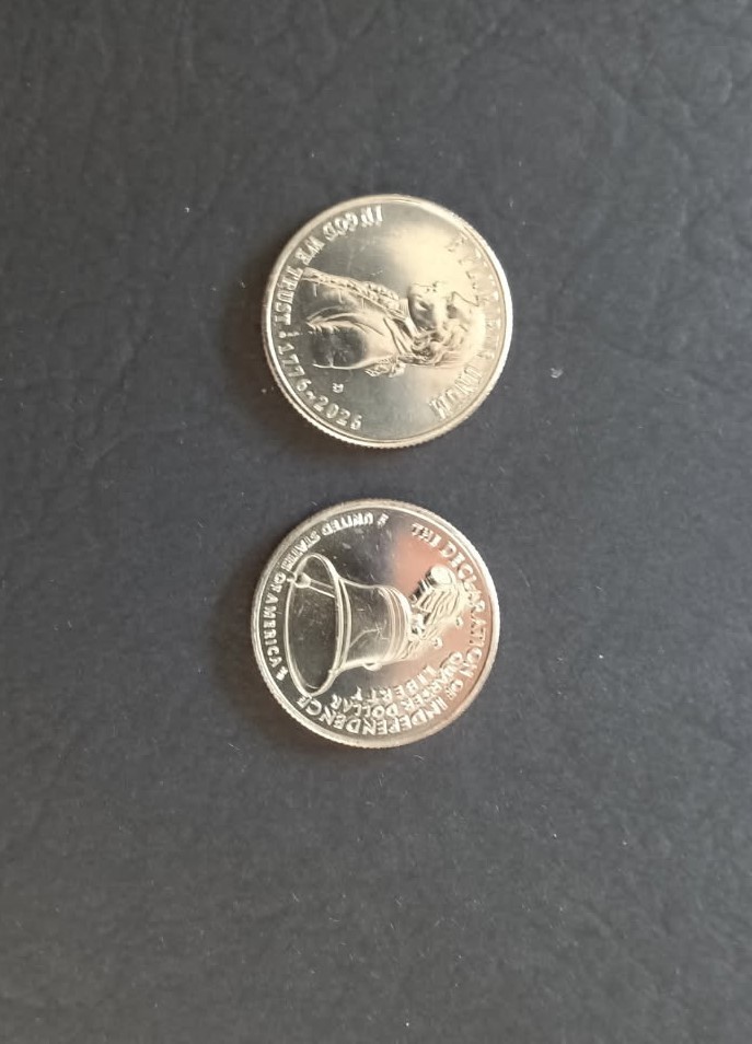 Uncirculated 2026 D Declaration of Independence Quarter~Single Coin