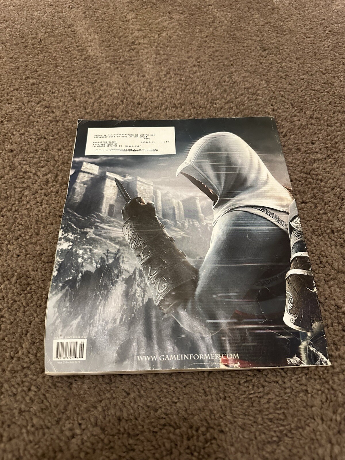 Game Informer Video Game Magazine June 2011 Assassin's Creed Revelations