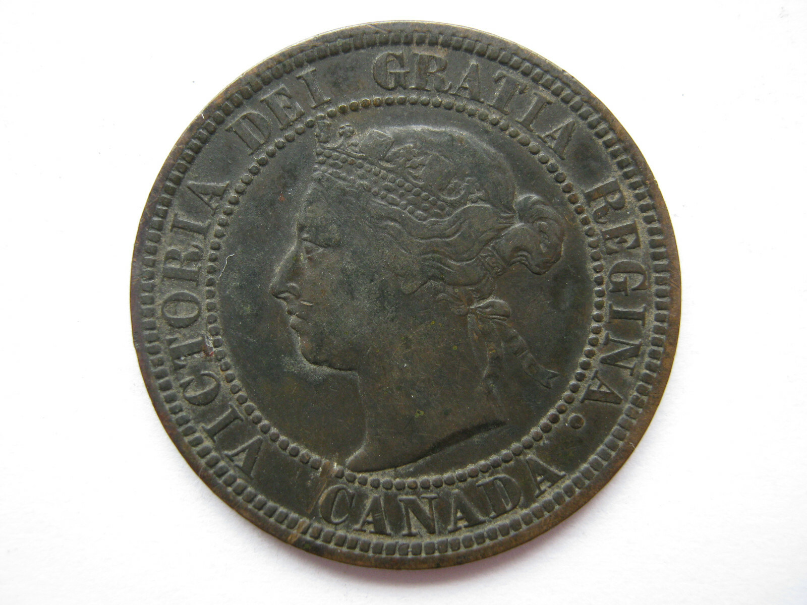 Canada 1882-H bronze One Cent GF