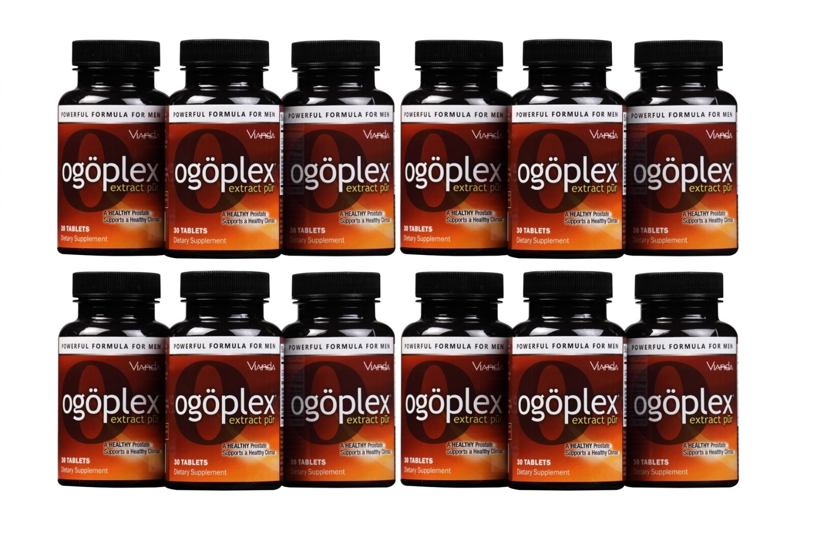 Ogoplex Male Prostate & Urinary Support Supplement - 30 count (12 Pack)