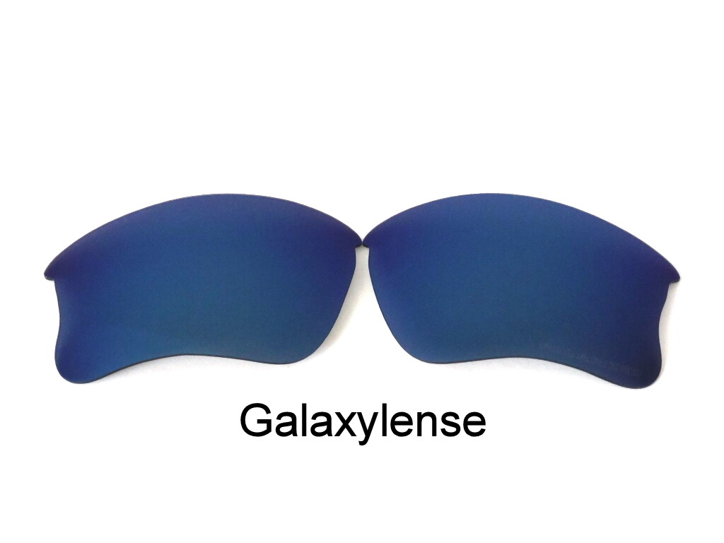 Galaxy Replacement Lenses For Oakley Flak Jacket XLJ Navy Blue Polarized