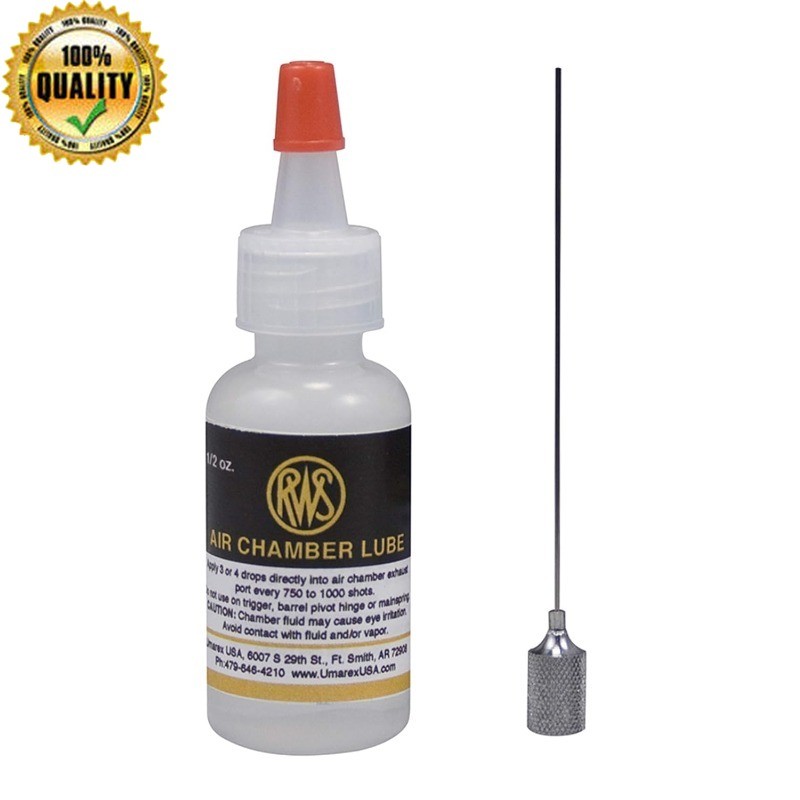 RWS Air Gun Chamber Lube 0.5 Ounce Chamber Lube Silicone Oil Portable New