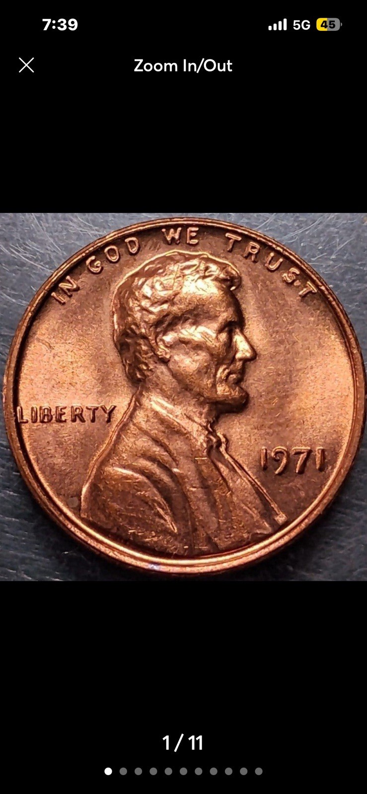 1971-P (BU) DDO FS#101 ERROR RED CENT