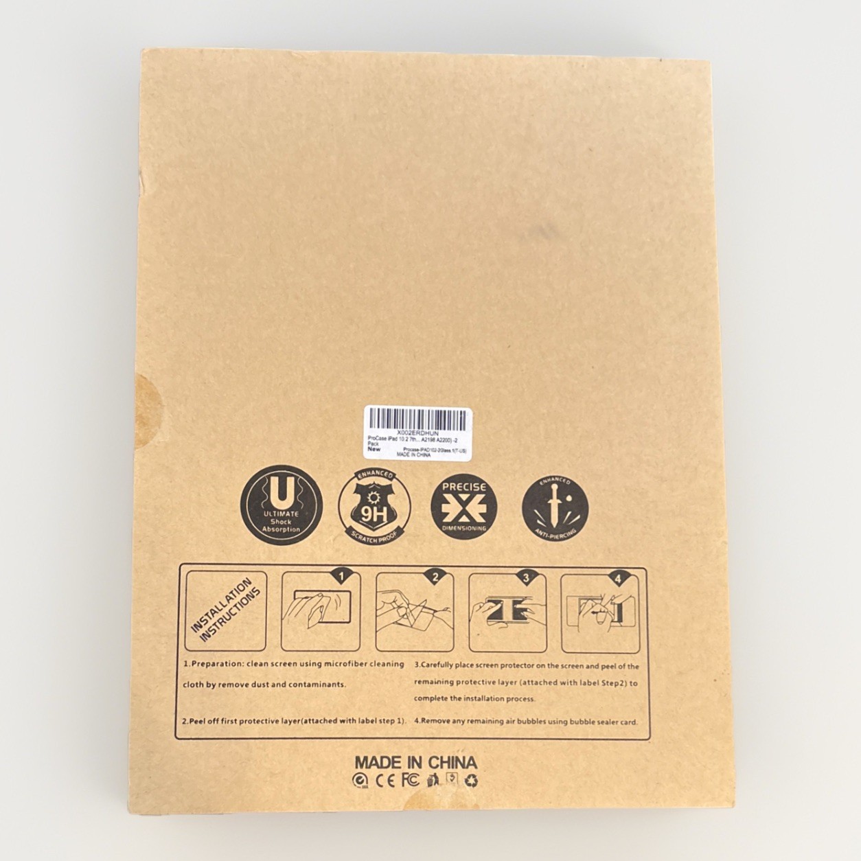 Screen Protector for ipad 10.2 & Tablet Glass Screen Pro Premium Tempered