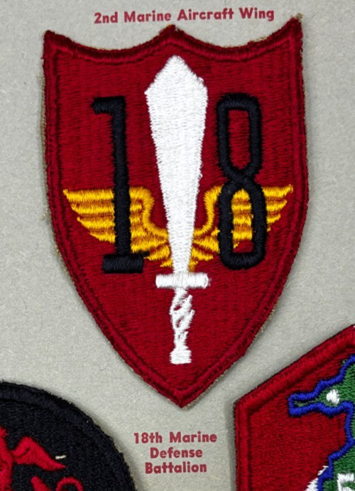 Kay Adams Collection WW 2 USMC 18th Marine Defense Battalion Inv# KA408
