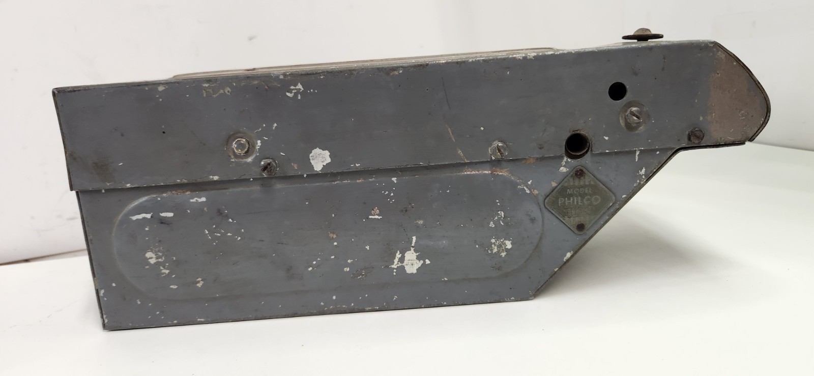 1947 47 Philco Model UN6-100 Under Dash Tube Car Radio~Tested & Powers Up!