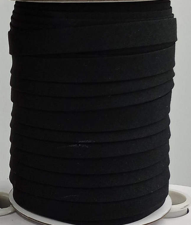 Double Fold Bias Tape Bias 1/2 Inch x 50 Yards Binding Tape Black