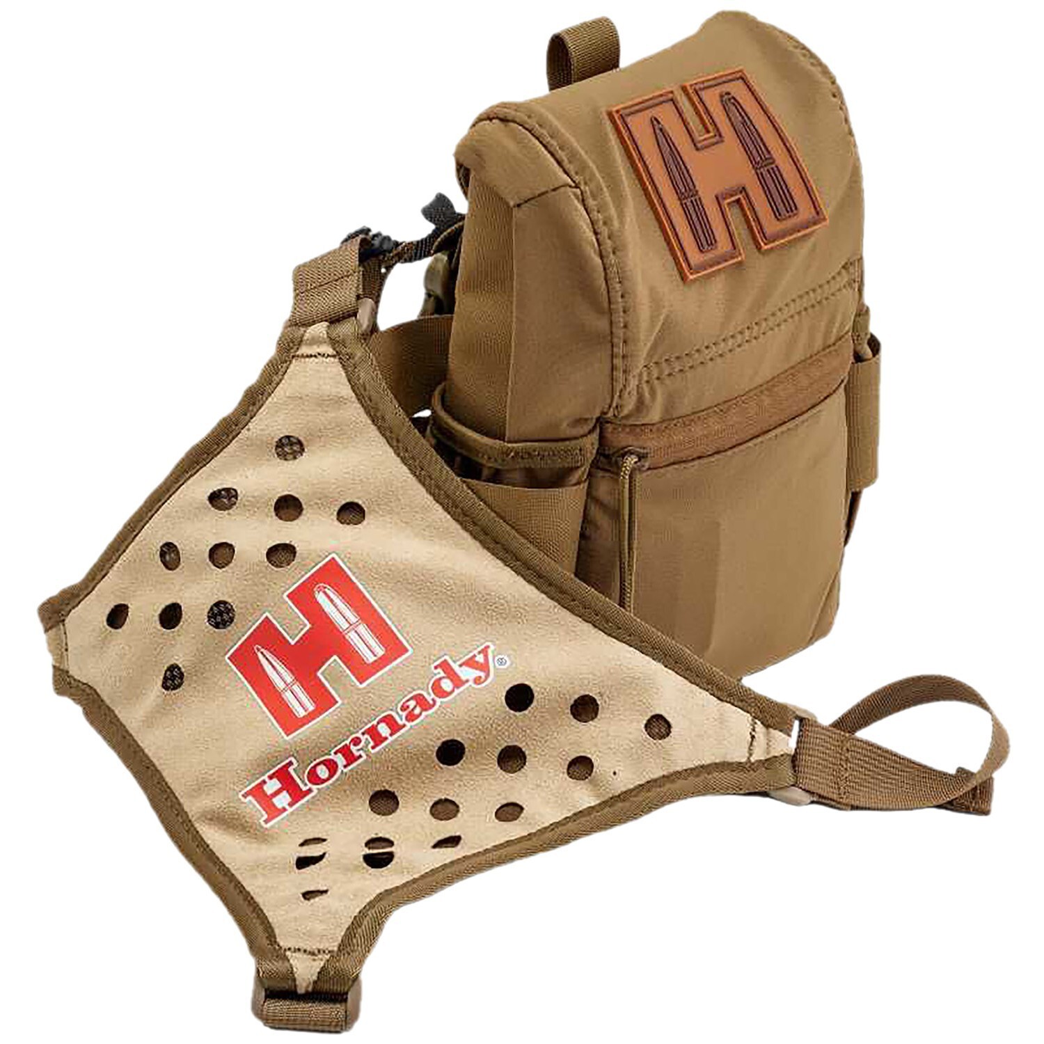 Hornady Binocase Binocular Travel Case w/ Harness, Magnetic Closure, Tan #99163