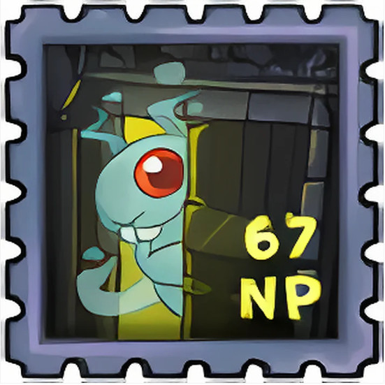 Neopets - Grave Danger Petpet Stamp