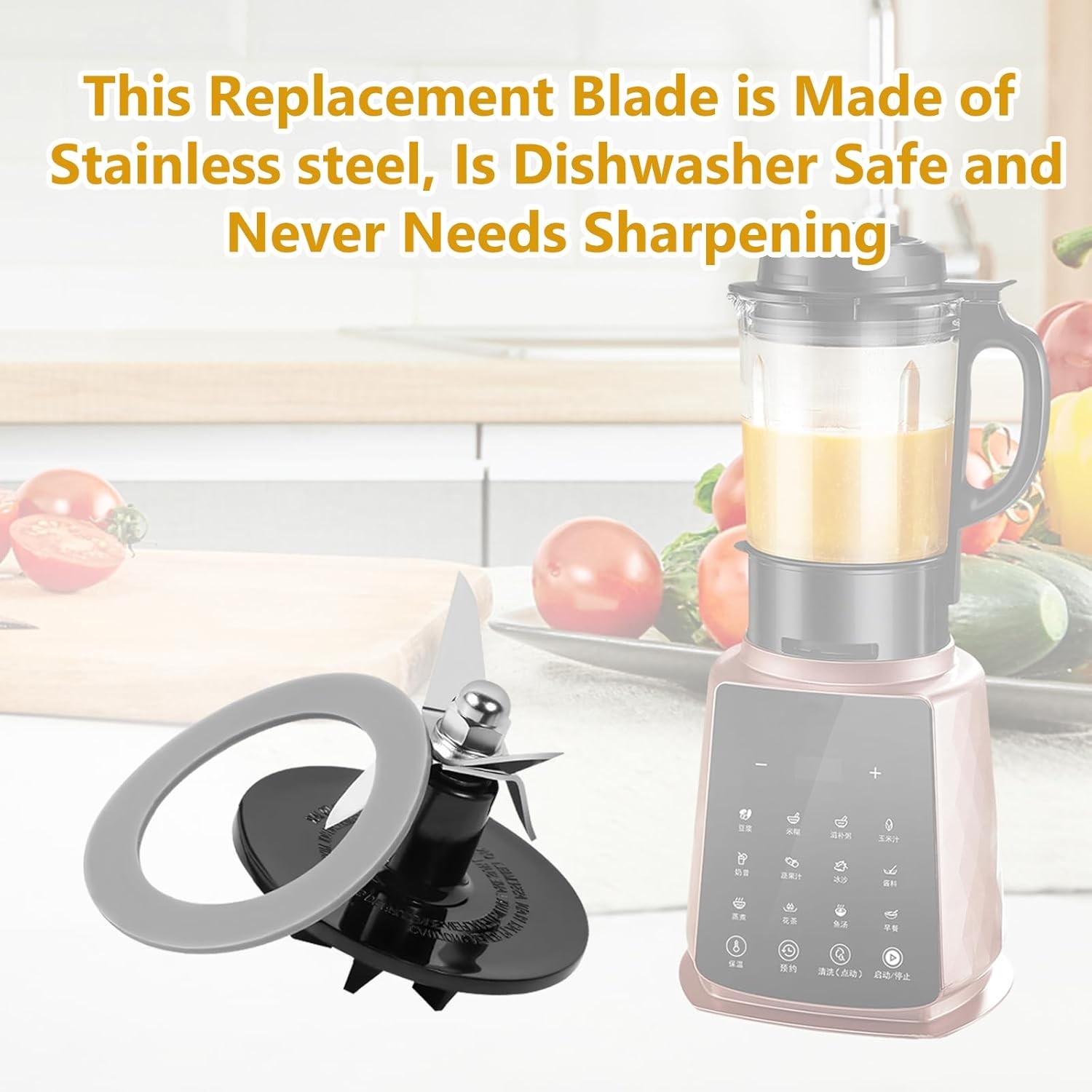Replacement Parts Blender Blade Assembly with 2 Pieces Blade,