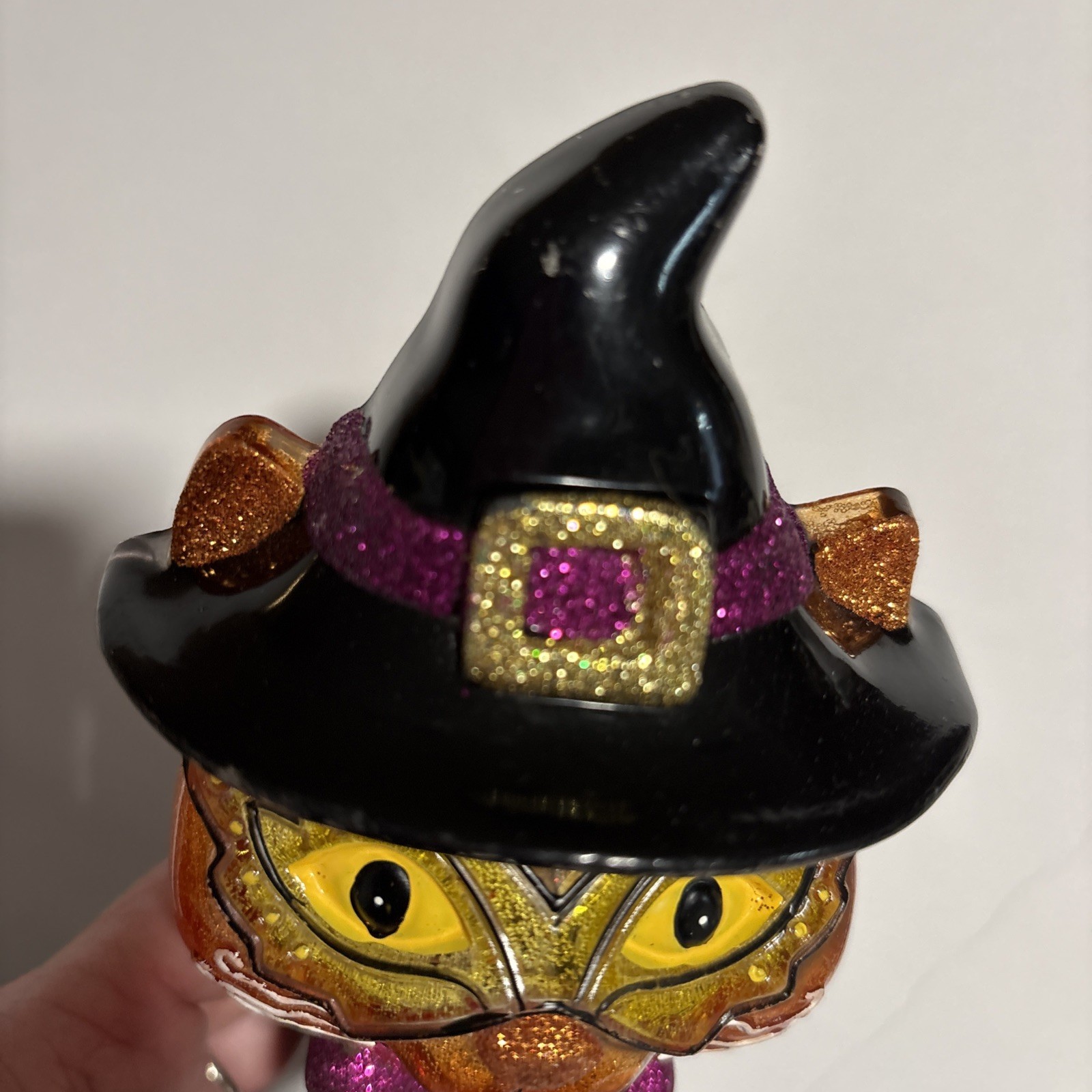 Halloween Bewitching Cat Nightlight With Swivel Plug Spooky