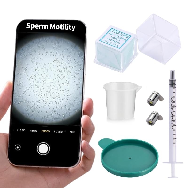 Sperm Magnifying Glass, Suitable for Semen Observation,Home Green