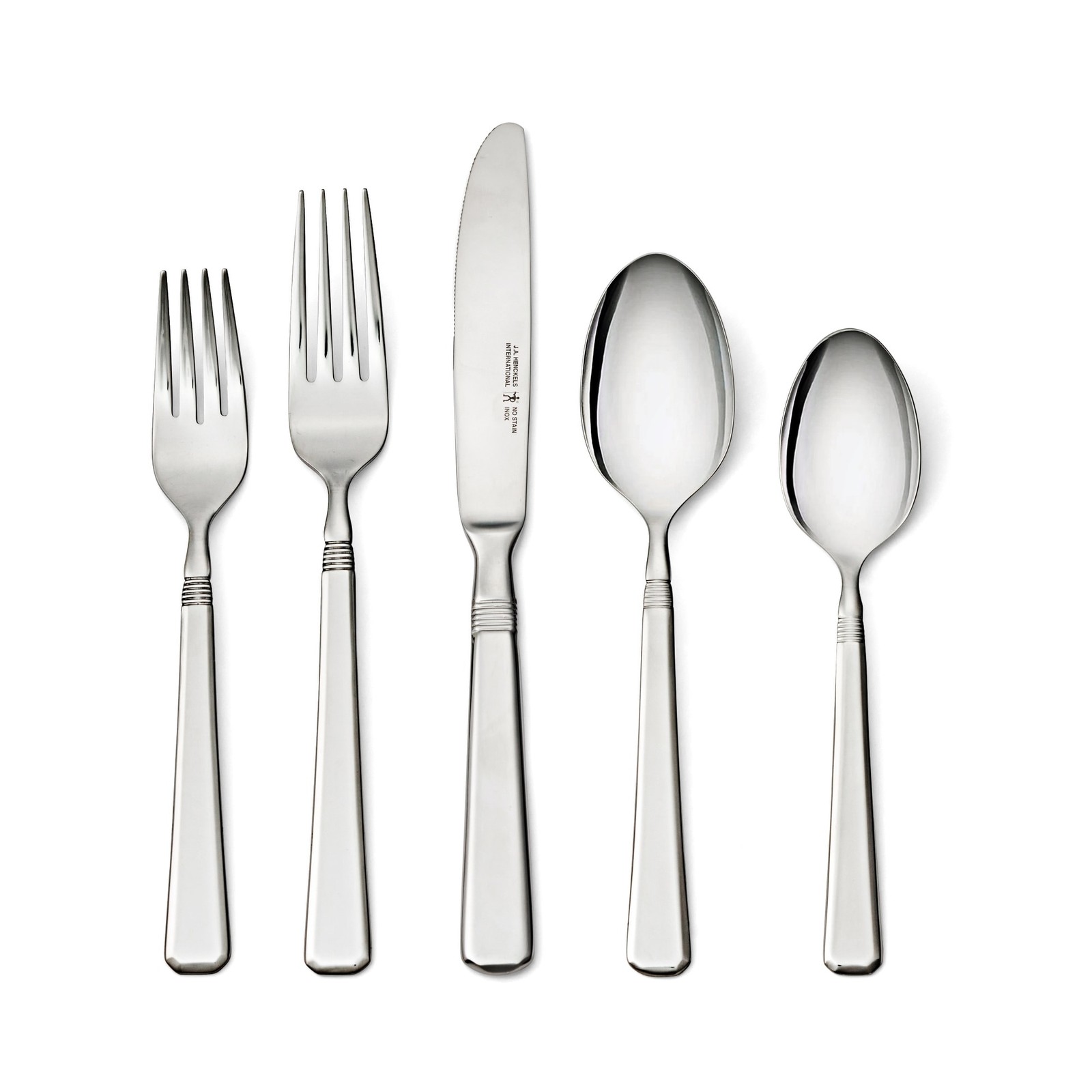 Henckels Metrona 62-pc 18/10 Stainless Steel Flatware Set, Service for 12