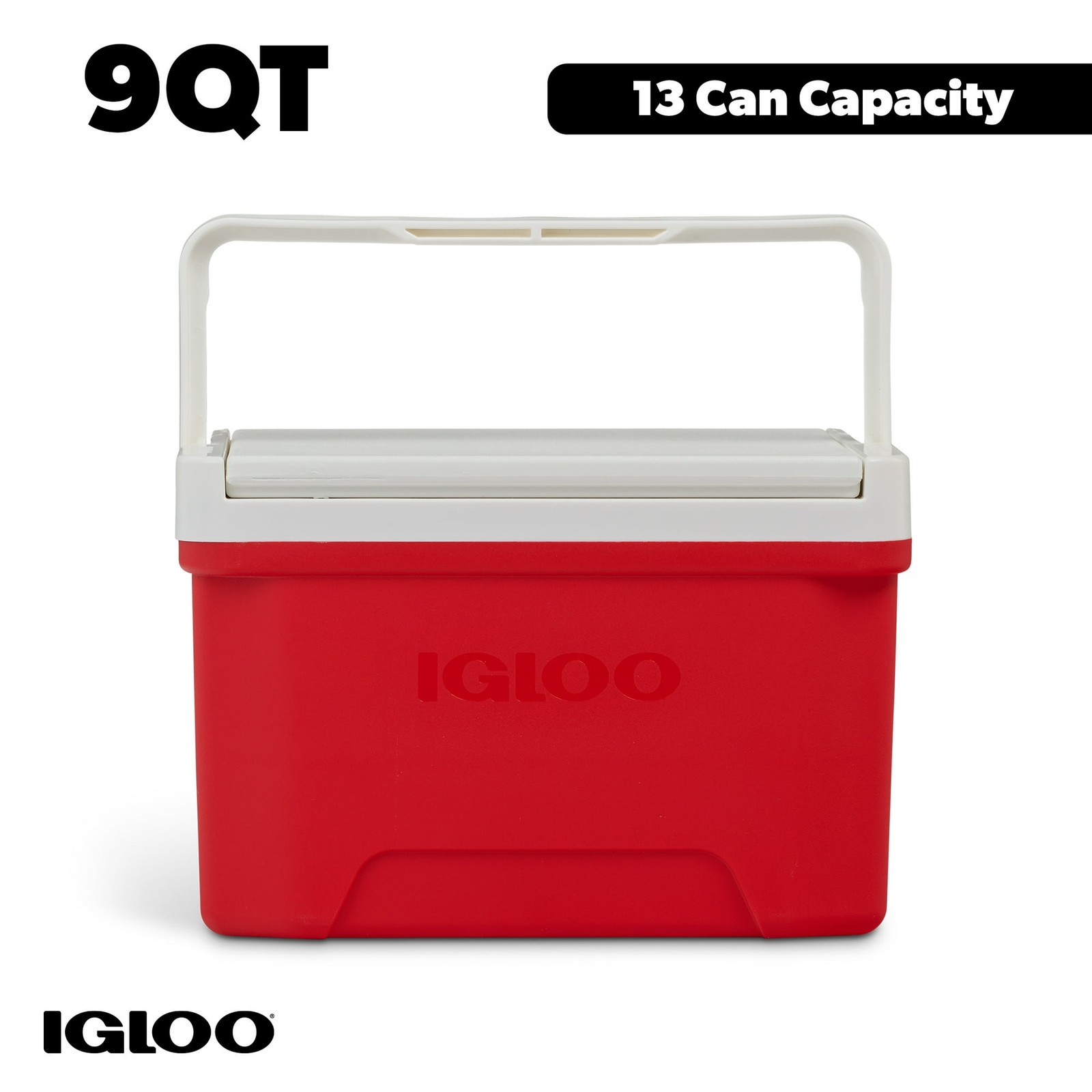 Igloo 9 QT Laguna Ice Chest Cooler, Red