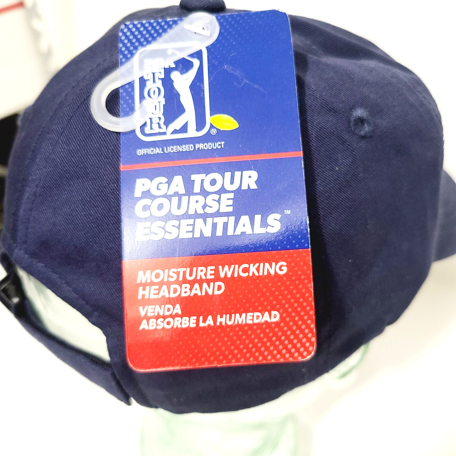 NEW NWT PGA Tour Course Essentials Classic Cap Hat w/ Floral Patch Strapback