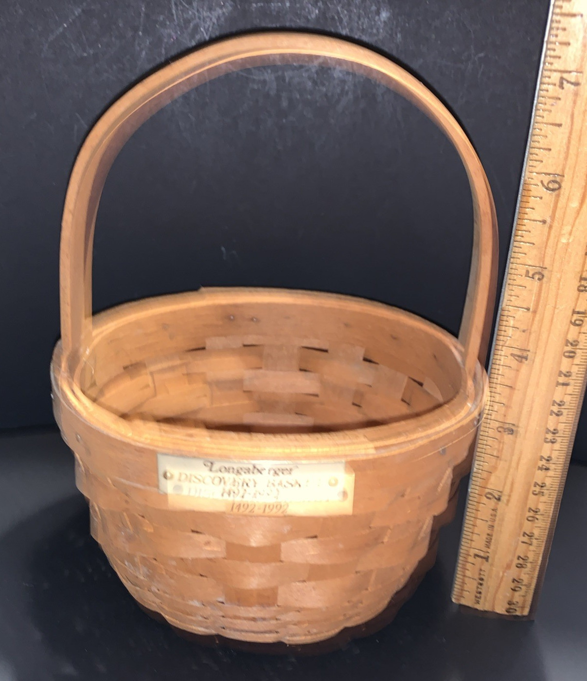 Vintage Longaberger 1992 Discovery Basket 1492-1992 - 5700AO