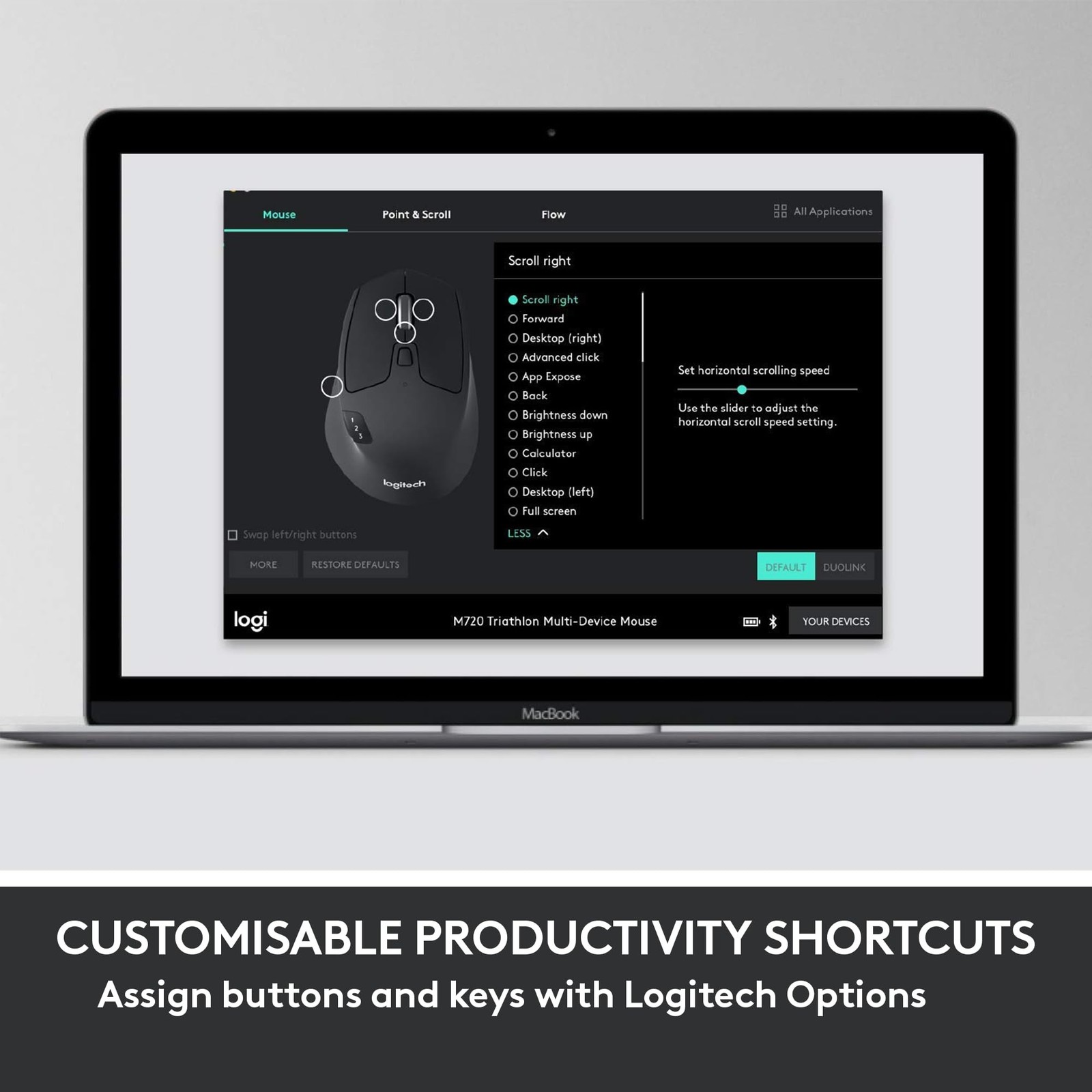 Logitech MK850 Performance Wireless Keyboard and Mouse Combo for Windows, mac...