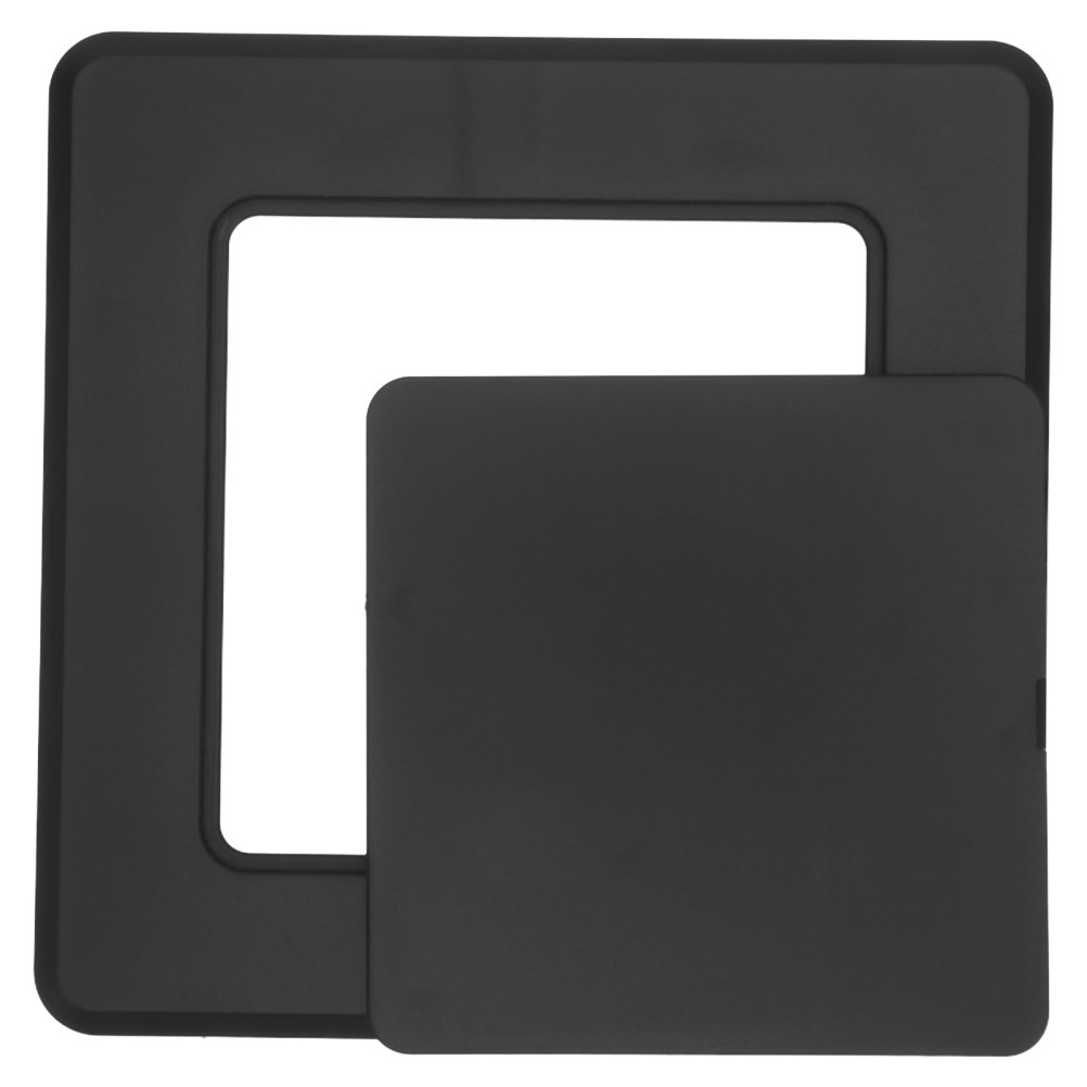 Plastic Wall Access Panel Black ABS Cover Plate for Plumbing Ceiling and Shower
