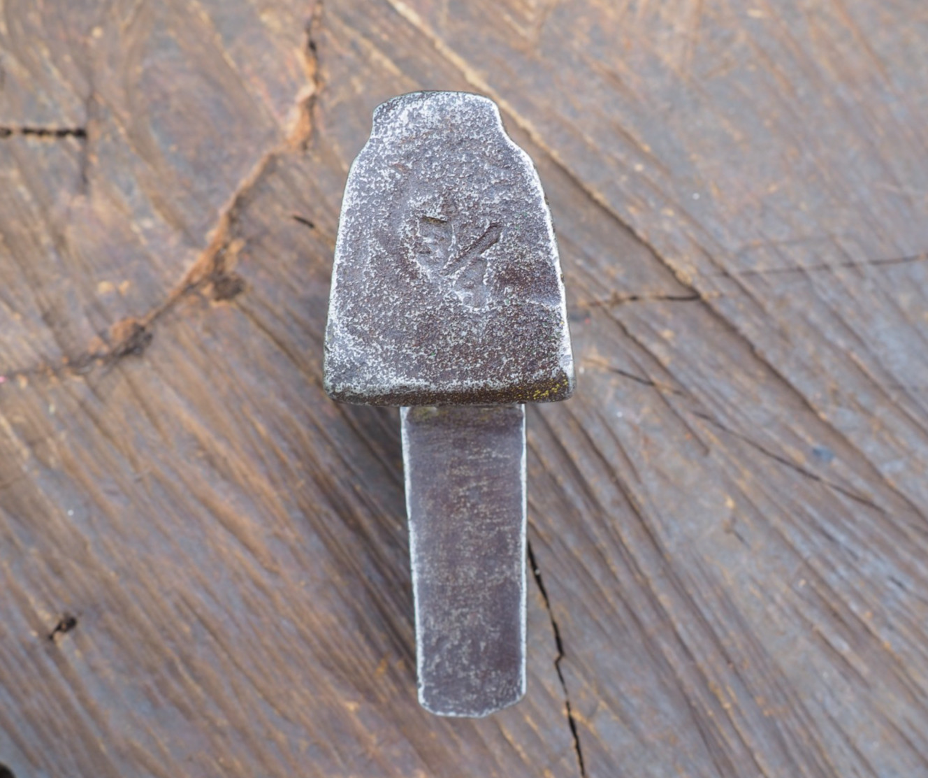 NICE 3/4" BOTTOM FULLER 7/8" HARDY BLACKSMITH ANVIL FORGE BLADESMITH KNIFE TOOL