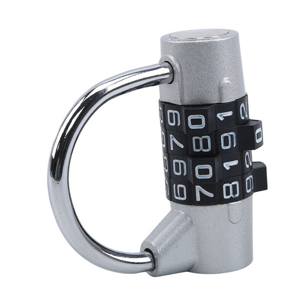 4-Digital Combination Lock Security Padlock Zinc Alloy Waterproof Number Lock