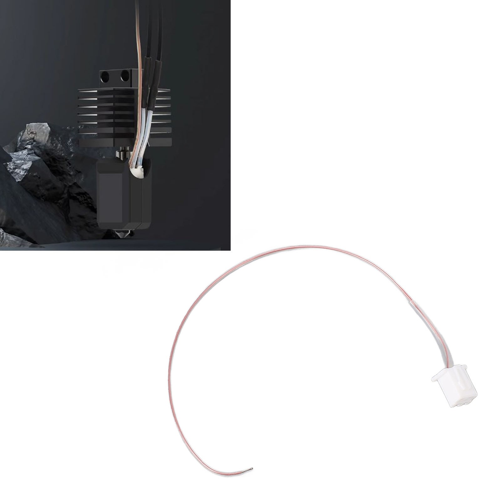 2Pcs Thermistor 300℃ High Temperature Sensor Accurate Detection For QIDI Q1 Pro