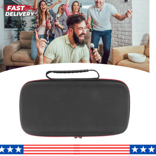 Microphone Carry Case EVA Storage Bag Shockproof Wireless Mic Holder