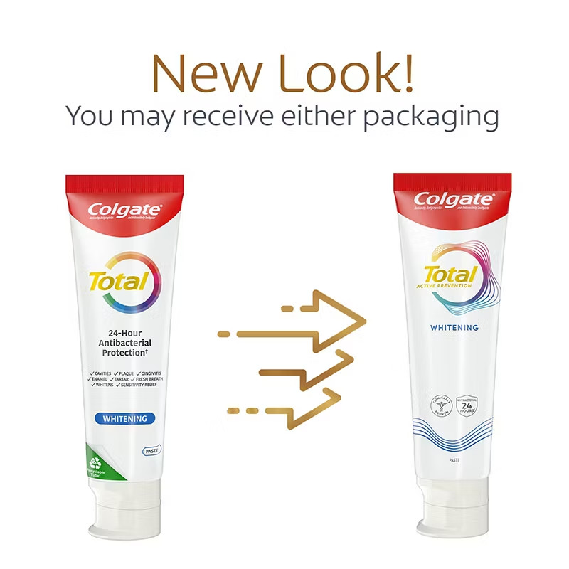 Colgate Total Active Prevention Whitening Toothpaste Mint 5-Pack 6.0 oz